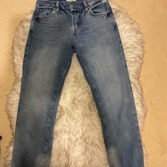 Frame le pixie slouch mid rise denim size 25. - Picture 4 of 5
